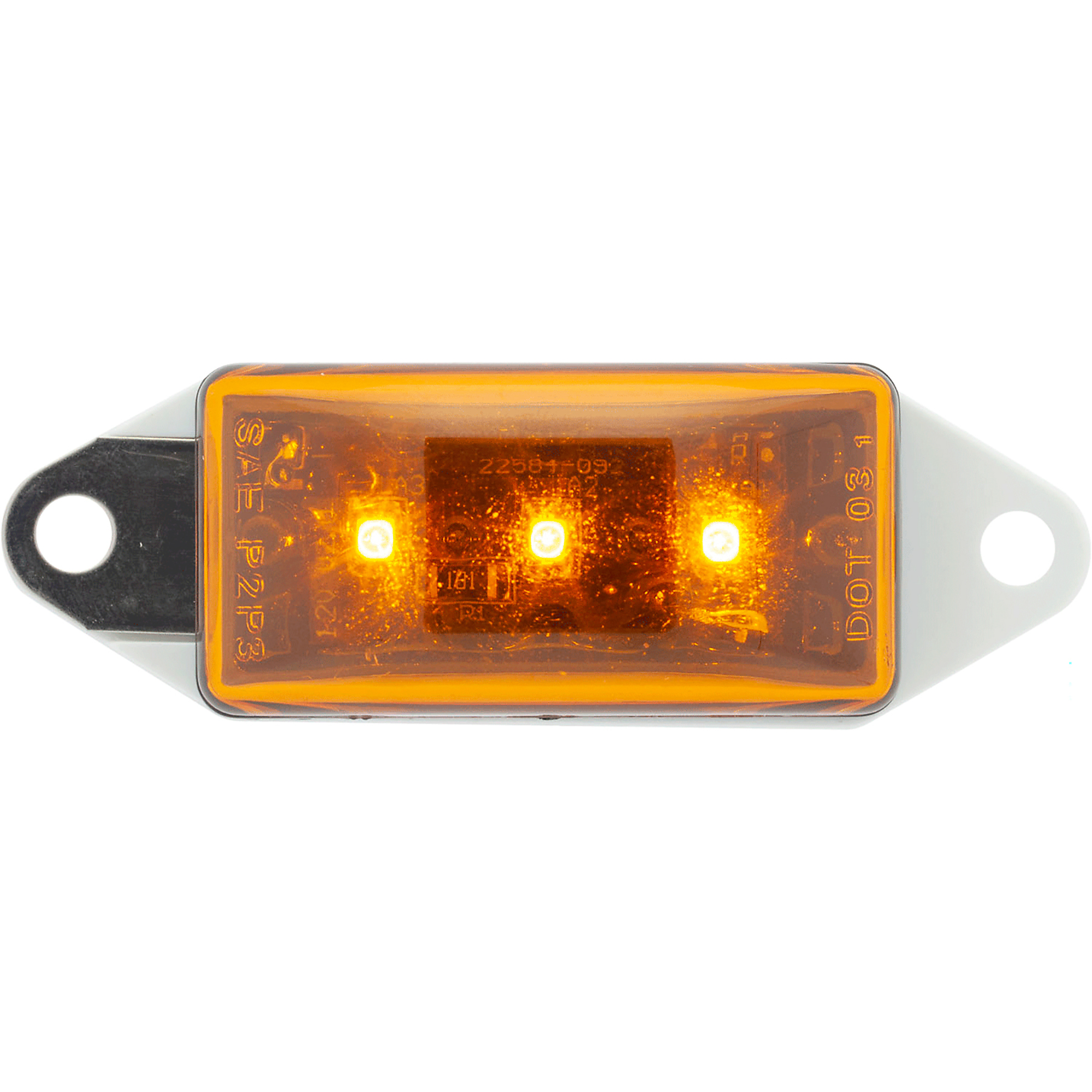 3-LED YELLOW SURF EAR MOUNT MARKER LIGHT